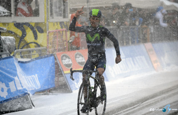 Nairo Quintana nieve