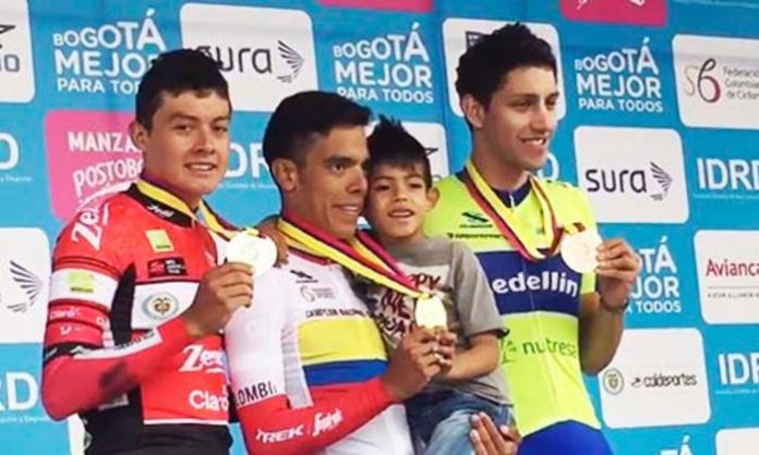 Podio segunda etapa nal de ruta 2017