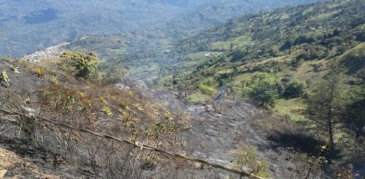 Boyacá continúa en alerta roja por incendios forestales