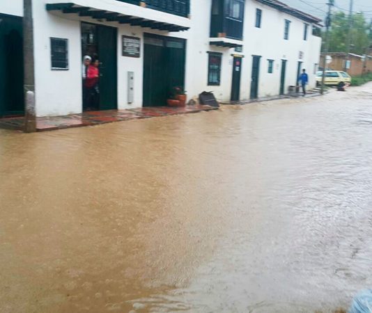 Villa de Leyva bajo el agua