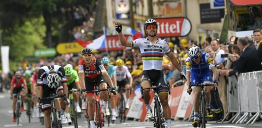 Peter Sagan se quedó con la tercera etapa del Tour de Francia
