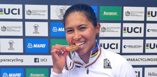 Carolina Munévar consigue título mundial de contrarreloj