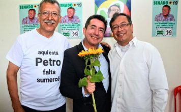 Apoyo Verde para Petro en Tunja
