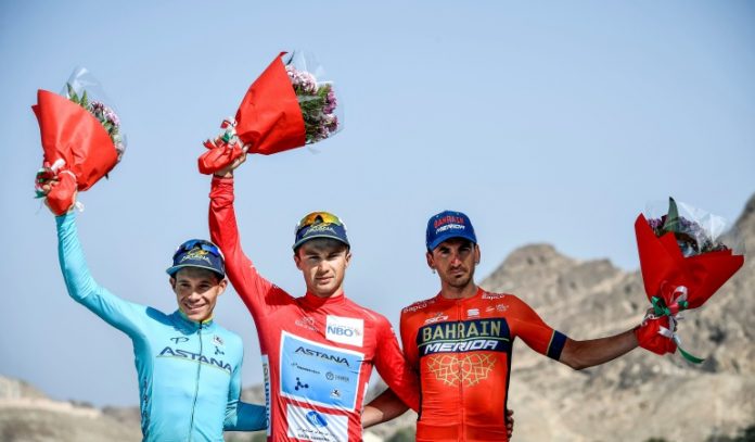 Miguel Ángel López podio Tour de Omán