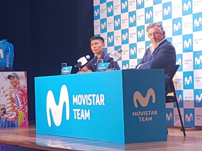 Nairo Quintana y Eusebio Unzué