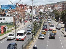 En Tunja soplan fuertes vientos de paro del transporte público