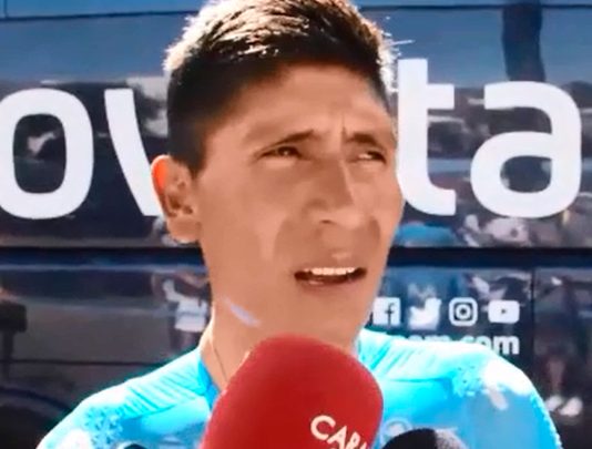 Nairo Quintana no se angustia por el tiempo perdido