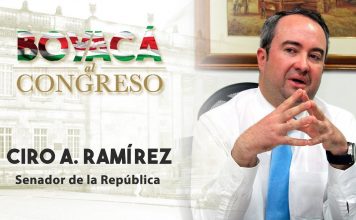 “Trabajaremos para que llegue inversión a Boyacá”: Senador Ramírez