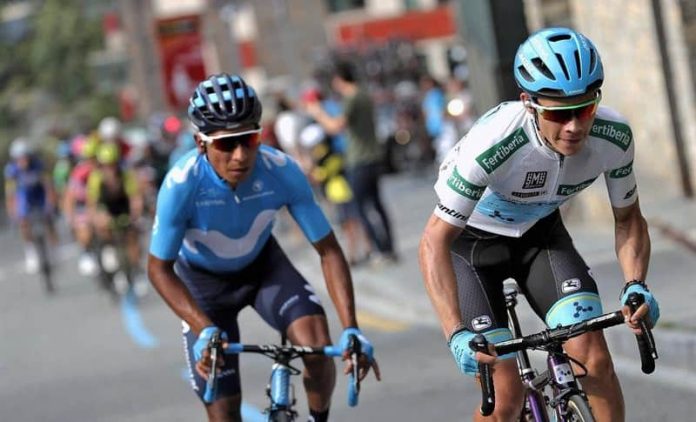 Nairo Quintana y Miguel ángel López EFE