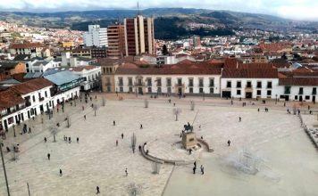 Obras del centro histórico de Tunja avanzan en un 50%