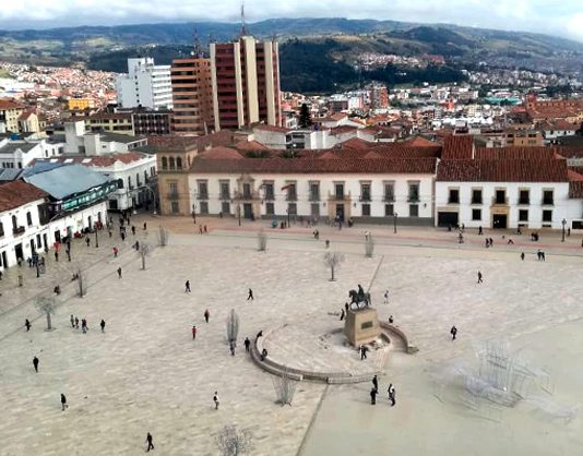 Obras del centro histórico de Tunja avanzan en un 50%