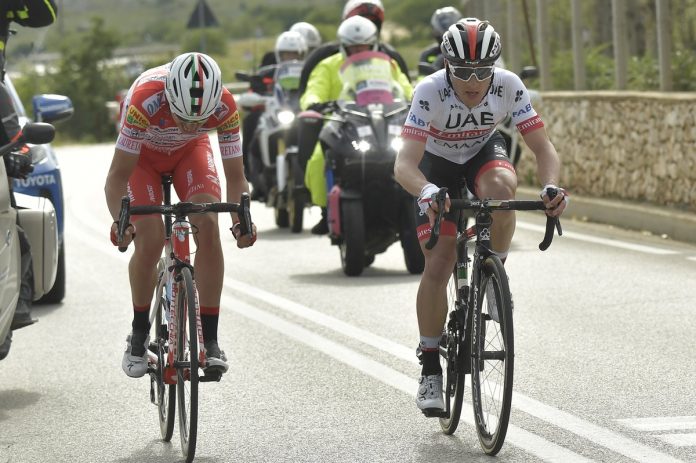 Fausto Masnada y Valerio Conti