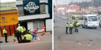 Tunjanos indignados por policías en aparente estado de embriaguez