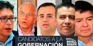 Transmisión en vivo: Primer debate de candidatos a la Gobernación de Boyacá