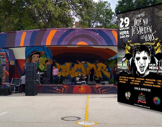 Concierto Que no te saquen los ojos, en Tunja