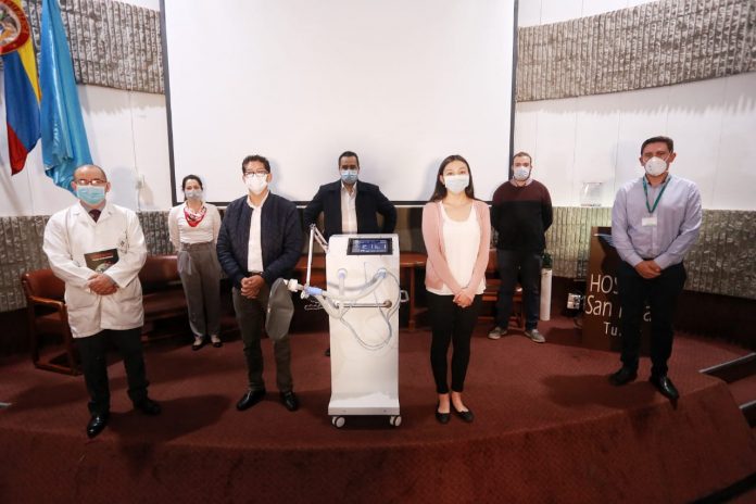 Equipo ventilación mecánica Boyacá