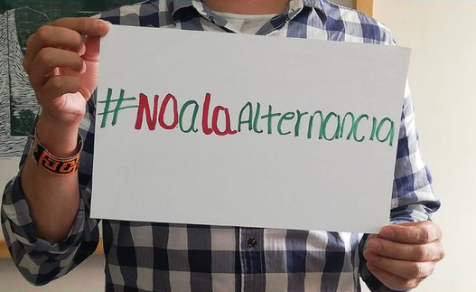 No a la alternancia