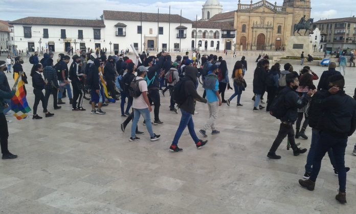 Manifestación Tunja 10 sep