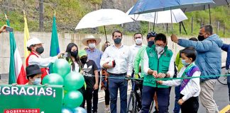 Inauguran vía El Salitre-Somondoco