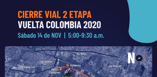 Conozca los cierres viales que habrá este sábado en Tunja por etapa de Vuelta a Colombia
