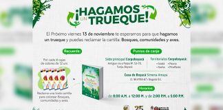 Este 13 de noviembre inicia el trueque de la cartilla “Bosques Comunidades y Aves”