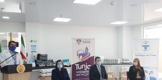 Tunja recibió dotación médica enviada desde Emiratos Árabes