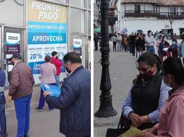 Tunjanos como siempre puntuales con sus impuestos