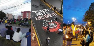 Estas son las tomas para el 5M en Tunja