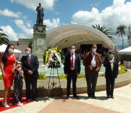 Homenaje a José Ignacio de Márquez en Ramiriquí