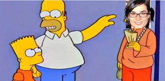 Sanín se va contra Los Simpson y así le responden en Twitter