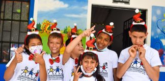 La Fundación Colombianitos celebró la navidad a los niños de Muzo
