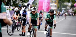 En la prueba de ruta Campeonato Nacional, Milena Fagua y Laura Rojas están cerca de llegar al podio