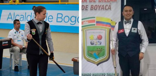Diego y Leidy López, se ‘metieron’ en la élite del billar colombiano
