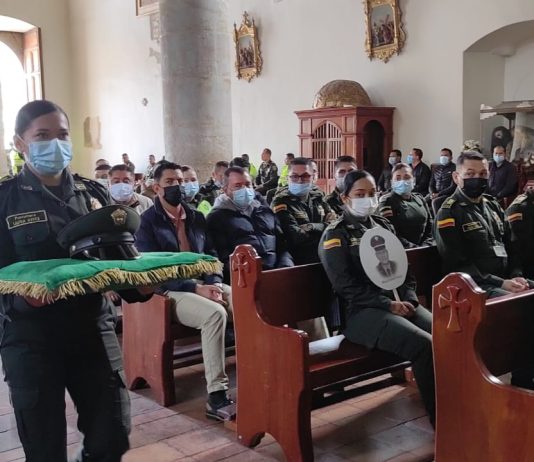 A esta hora en Tunja celebración eucarística en honor a los policías asesinados en el país