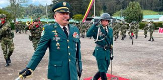 El teniente coronel Francisco Alexander Sánchez Pulido recibió el mando del Batallón de Infantería N° 2 Mariscal Antonio José de Sucre, en Chiquinquirá