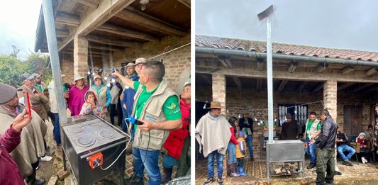 Corpochivor entregó estufas ecoeficientes en municipios de Boyacá