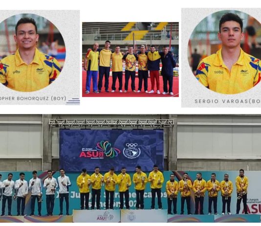 Bohórquez y Vargas, bronce con Colombia en Suramericanos
