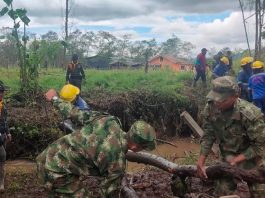 Adelantan jornadas de limpieza en la Quebrada la Raya en Saboyá