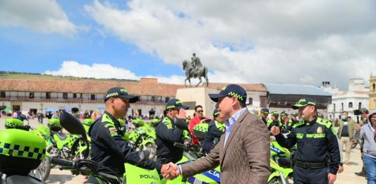 Plan Navidad y 55 motocicletas para reforzar seguridad en Tunja