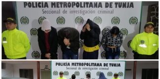 37 bandas y estructuras delincuenciales han sido desarticuladas en Tunja