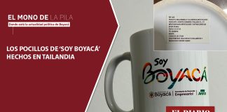 Los pocillos de ‘Soy Boyacá’ hechos en Tailandia