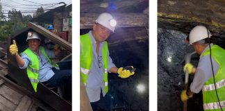 Rodrigo Rojas, a 170 metros de profundidad
