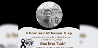 Joven de Pastoral Juvenil de Tunja murió en accidente de tránsito