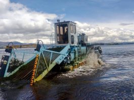 Más de 13.500 metros cúbicos de material vegetal extraídos en limpieza del Lago de Tota