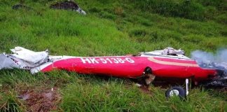 Tragedia, seis personas muertas por accidente aéreo de San Luis de Gaceno