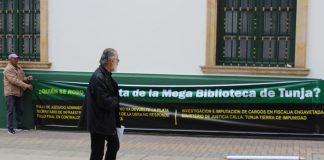 Protestas contra la corrupción en Tunja