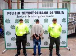 Capturado el responsable de homicidio en Tunja