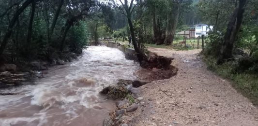 Afectaciones luego de la creciente súbita del río Surba en Duitama
