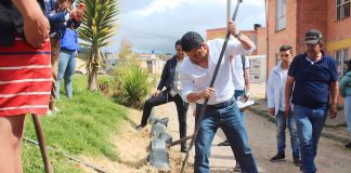 Vicente, trabajando con la gente