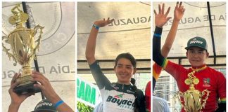 Rubio y Jiménez campeones, y Diagama subcampeona en Clásica de Aguazul